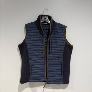 Men's Navy Quilted Vest